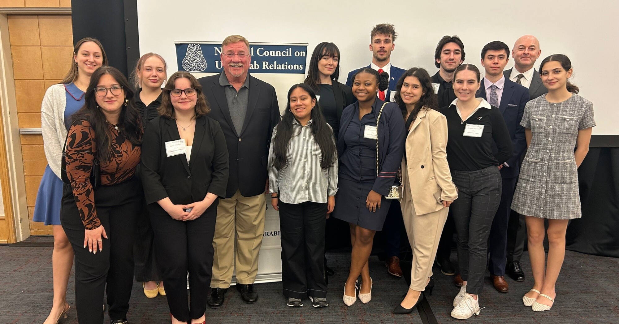 GVSU students participating in the National Model Arab League